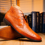 Pietro // Alligator Leather Chukka Boot // Honey (US: 9.5)