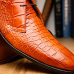 Pietro // Alligator Leather Chukka Boot // Honey (US: 9.5)