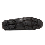 Remo // Caiman Leather Penny Loafers // Black (US: 8.5)