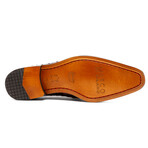 Fitipaldi // Alligator Leather Derby Shoes // Rustic Cognac (US: 8.5)