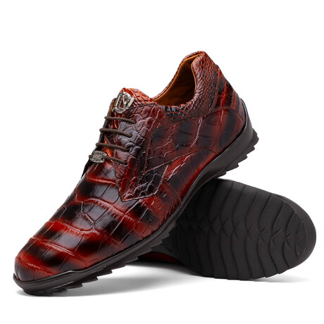 Vulcan // Alligator Leather Sneaker // Rustic Cognac (US: 7)