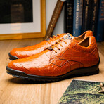 Vulcan // Alligator Leather Sneaker // Rustic Honey (US: 9)