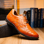 Vulcan // Alligator Leather Sneaker // Rustic Honey (US: 9)