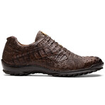 Kratos // Caiman Leather Sneakers // Brown (US: 8.5)