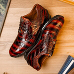 Vulcan // Alligator Leather Sneaker // Rustic Cognac (US: 10)