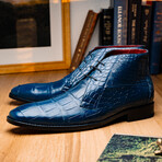 Pietro // Alligator Leather Chukka Boot // Rustic Jean (US: 10.5)