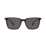 Rag & Bone // Men's RNB5028-G-S 0807 Square Sunglasses // Matte Black + Gray