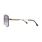 Carrera // Men's // 1016/S RHL Square Sunglasses // Gold Black + Silver Mirror