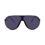 Carrera // Men's // Superchampion V81 Aviator Sunglasses // Black Silver + Gray