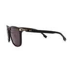 Hugo Boss // Men's 1406/F/SK 2M2 Square Sunglasses // Black Gold + Grey