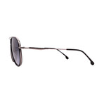 Carrera // Men's // 295/S 0807 Pilot Sunglasses // Black Silver + Gray Gradient