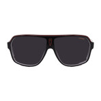 Carrera // Men's 1001/S 80S Sunglasses // Matte Black + Gray Gradient