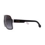 Carrera // Men's 1001/S 80S Sunglasses // Matte Black + Gray Gradient