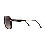 Carrera // Men's //  296/S-2M2-Aviator Sunglasses // Black, Gold + Brown Gradient