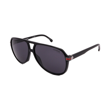 Carrera // Men's // 1045/S 0807 Aviator Sunglasses // Black Red + Gray