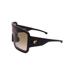 Carrera // Men's // Flaglab 15-807 Shield  Sunglasses // Black, Brown Gradient