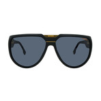 Carrera // Men's // FlagLab 13 003 Square Sunglasses // Matte Black Gold + Gray