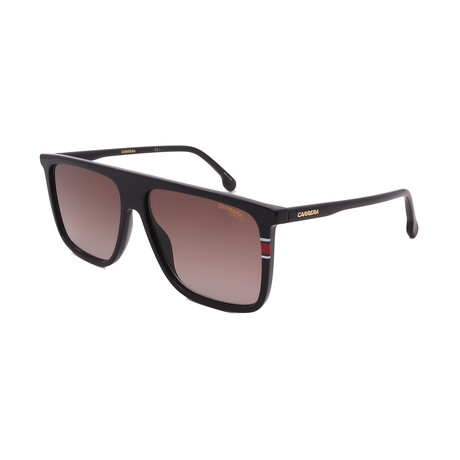 Carrera // Men's //  172/N/S-807-Square Sunglasses // Black + Brown