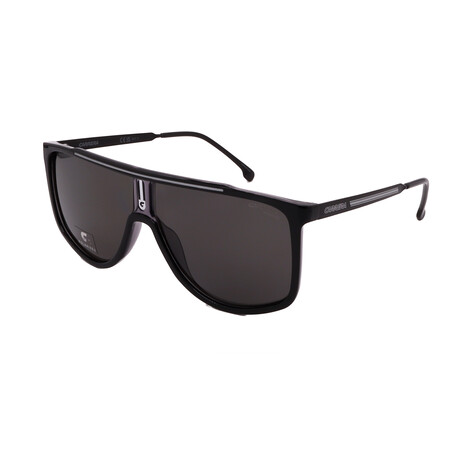 Carrera // Men's // 1056/S 08A- Aviator Sunglasses // Black + Gray Polarized