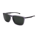 Carrera // Men's // CARDUC 004/S R6S Square Sunglasses // Grey Black  + Green Gradient