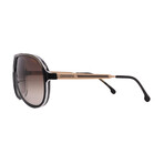 Carrera // Men's // 1050/S 2M2- Aviator Sunglasses // Gold Brown + Brown Gradient