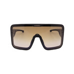 Carrera // Men's // Flaglab 15-807 Shield  Sunglasses // Black, Brown Gradient