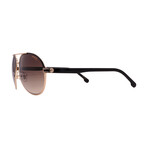 Carrera // Men's // 1051/S RHL Aviator Sunglasses // Gold Black + Brown Gradient