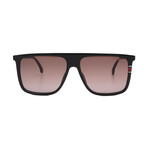 Carrera // Men's //  172/N/S-807-Square Sunglasses // Black + Brown