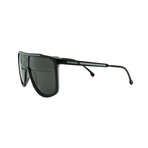 Carrera // Men's // 1056/S 08A- Aviator Sunglasses // Black + Gray Polarized