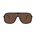 Carrera // Men's // 1019/S 0807 Aviator Sunglasses // Black Gold + Brown Gradient