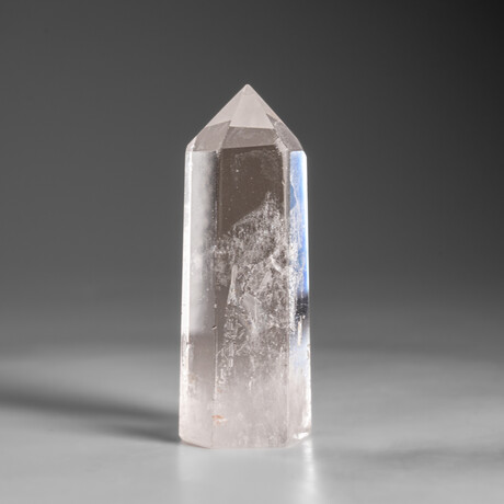 Genuine Polished Clear Quartz Point from Brazil // Small