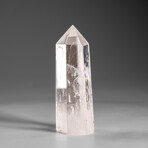 Genuine Polished Clear Quartz Point from Brazil // Small