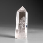 Genuine Polished Clear Quartz Point from Brazil // Small