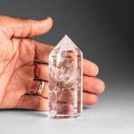 Genuine Polished Clear Quartz Point from Brazil // Large