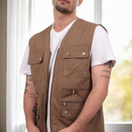 Utility Vest // Brown (M)