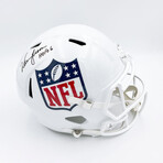 Warren Moon Autographed NFL Shield Helmet w/"HOF '06"