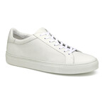 Jake Perfed Lace-To-Toe Leather Sneakers // White (8)