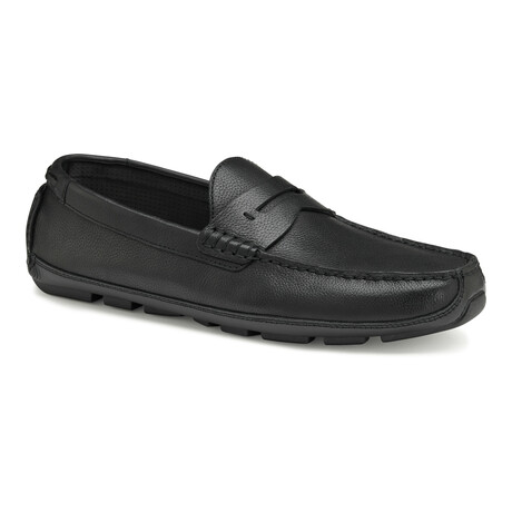 Damon Penny Leather Loafer // Black (8)