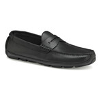 Damon Penny Leather Loafer // Black (9)