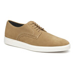 Brody Plain Toe Leather Sneaker // Taupe (8)