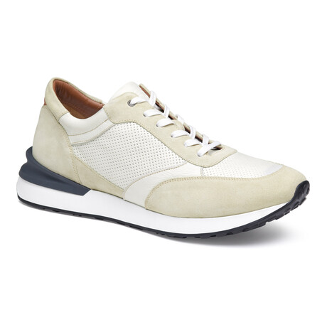 Briggs Jogger Leather Sneaker // White (8)