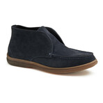 Marlow Laceless Chukka Leather Boot // Navy (8)