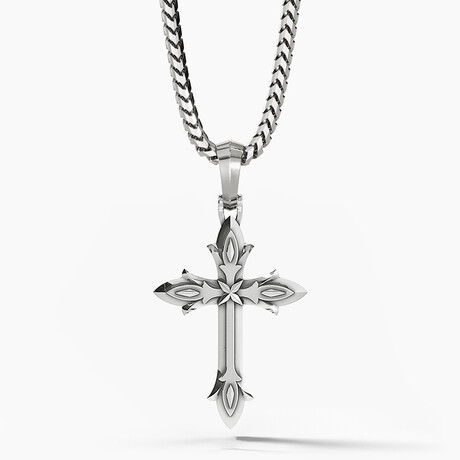 Silver Cross Pendant (Small)