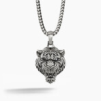 Tiger // Silver Pendant (Small)