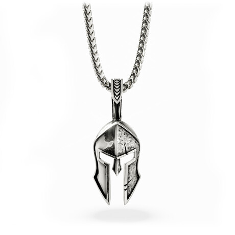 Spartan // Silver Pendant (Small)