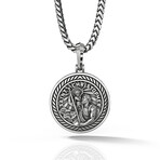 Saint Christopher // Silver Pendant (Small)