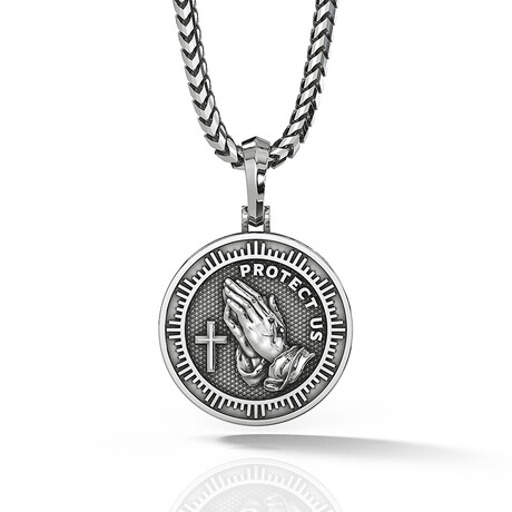 Saint Christopher // Silver Pendant (Small)