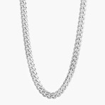 Silver Miami Cuban Link Chain // 7mm (22 in)