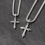 Silver Cross Pendant (Small)