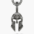 Spartan // Silver Pendant (Small)